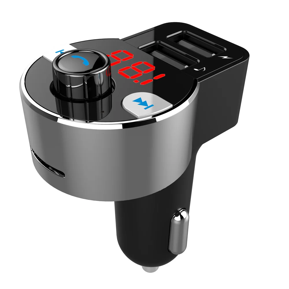HK203 автомобильный комплект громкой связи, беспроводной Bluetooth, fm-передатчик, ЖК-дисплей, Автомобильный MP3-плеер, USB зарядное устройство, fm-модулятор, автозапчасти, голосовая трансляция