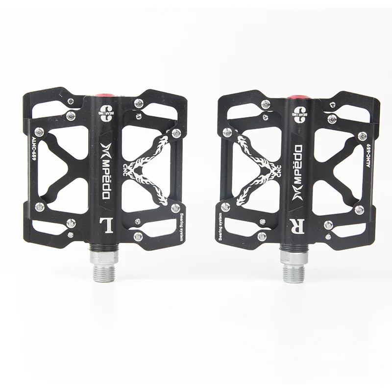 

Bicycle Pedal Aluminium Alloy Ultra-Light Bearing on High-End 3 Bearing Mountain Bike Pedal Board