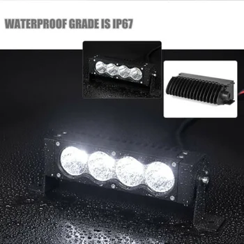 

40W LED Offroad Driving Work Light Bar Spot Flood Fog Modular Lamp White/Amber High Brightness For Improved Safety