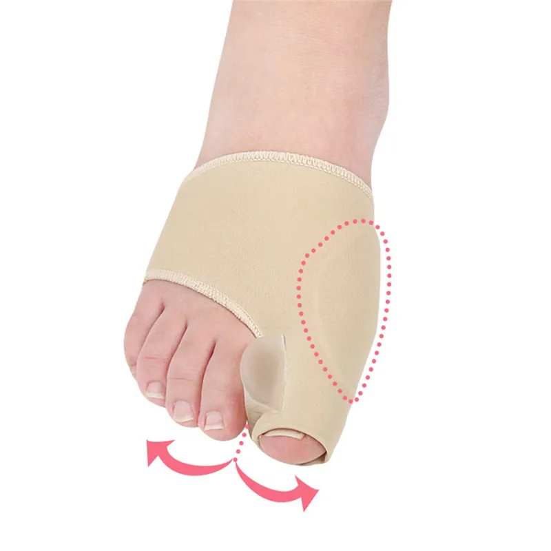 2 шт = 1 пара разделитель пальцев ног вальгусная деформация, корректор ортопедический для ног, корректор кости большого пальца, коррекционный носок для педикюра, выпрямитель
