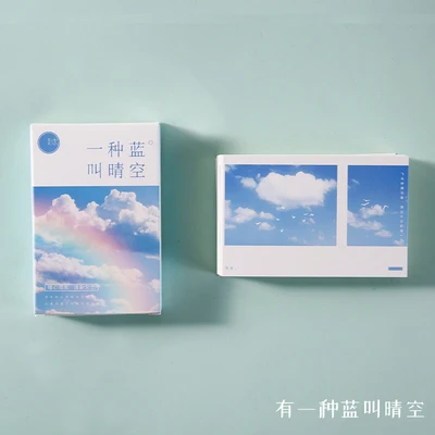 28 Sheets/Set Summer Blue Sky Lomo Card Mini Postcard Birthday Letter Envelope Gift Card Message