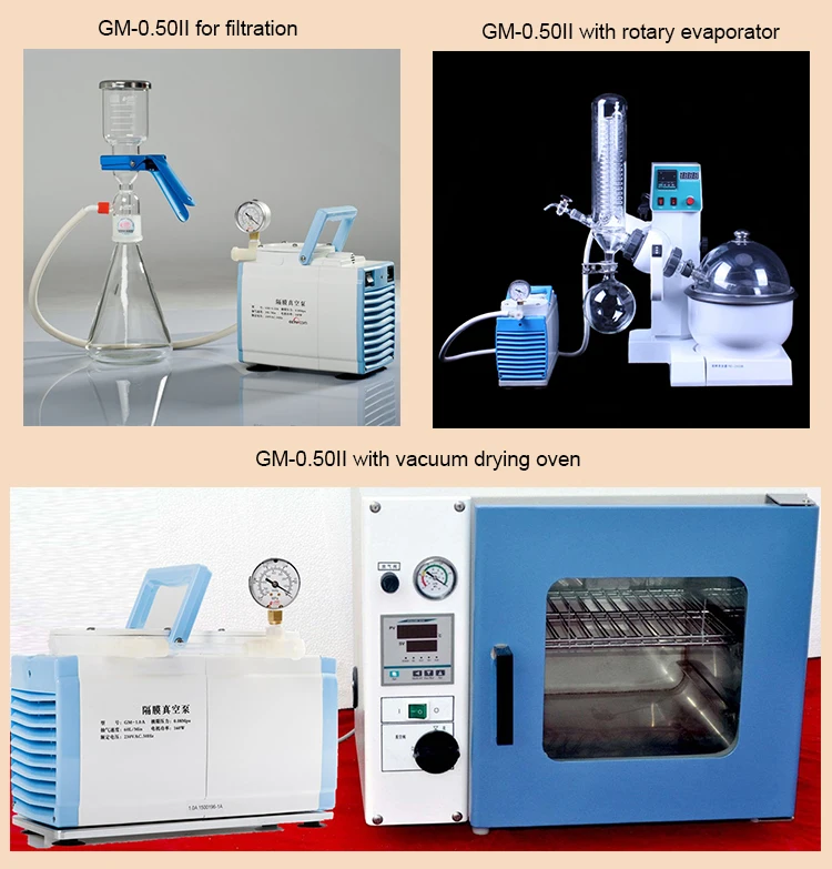 Rotary evaporator use diaphragm type cheap vacuum pump