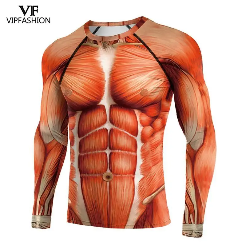 

VIP FASHION 2020 Raglan Sleeves Anime 3D printed Superhero Attack On Titans Long Sleeve Workout Battle Suit Compression Shirts