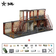 JOYTOY – 1/18 Diorama Mecha dépôt, Section observation, armes (accessoires gratuits inclus), modèle de jouet animé, livraison gratuite