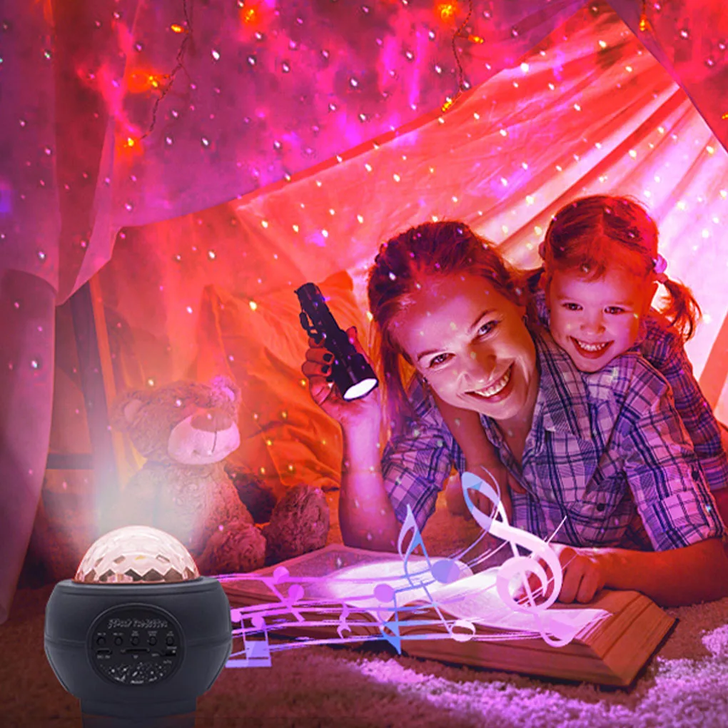 Colorful LED Star Light Projector Rotating Ocean Wave Night Lights Bluetooth Music USB Nebula Lamp Starry Sky Galaxy Light Decor Colorful LED Star Light Projector Rotating Ocean Wave Night Lights Bluetooth Music USB Nebula Lamp Starry Sky Galaxy Light Decor