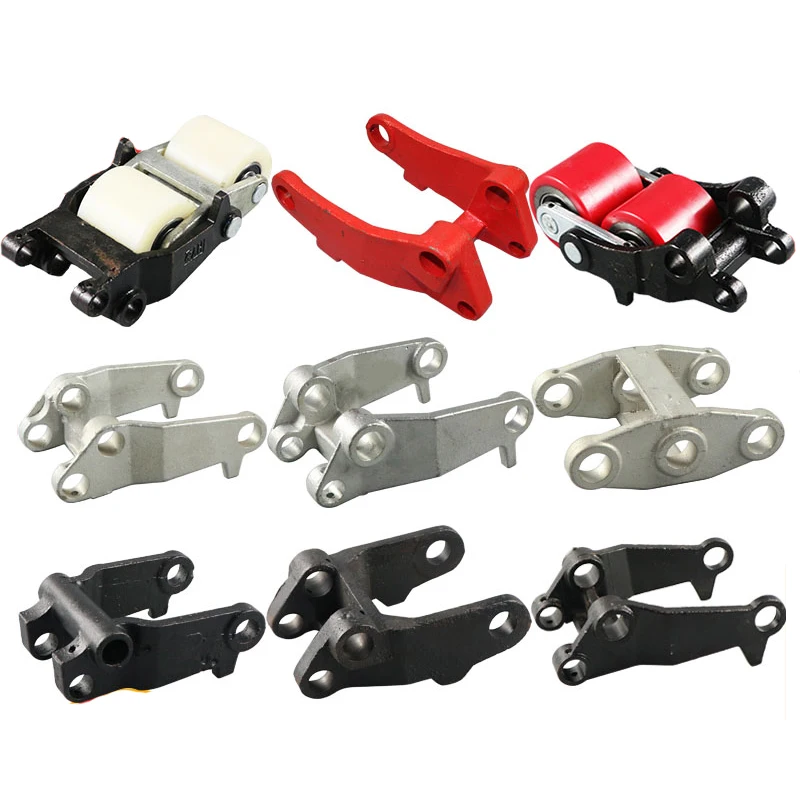 Forklift parts, manual hydraulic pallet truck, front wheel bracket assembly