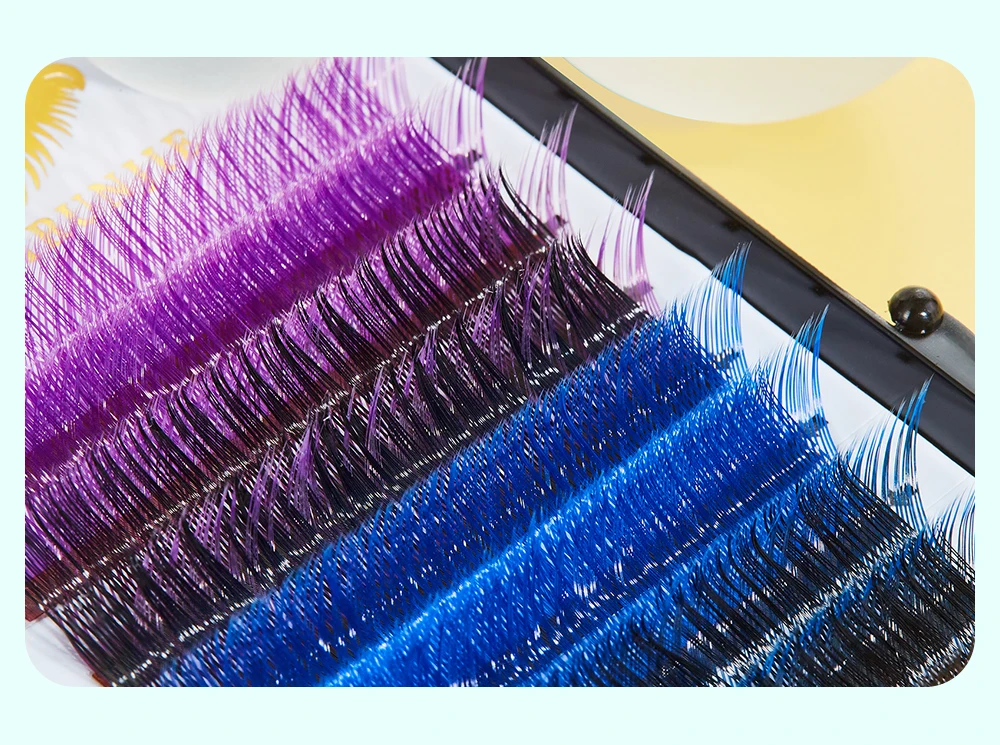 Soneed 10-15mm YY Premade Fans Eyelash Y Shape Individual Colored Lashes Fashion Extension Makeup Tools High Soft Quality Lash
