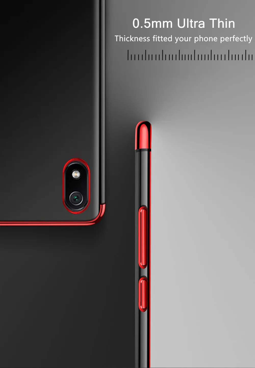 Для Xiaomi Redmi 7A Прозрачный чехол Чехол с покрытием Мягкий ТПУ силиконовый чехол для Xiaomi Redmi 7A чехол противоударный бампер чехол