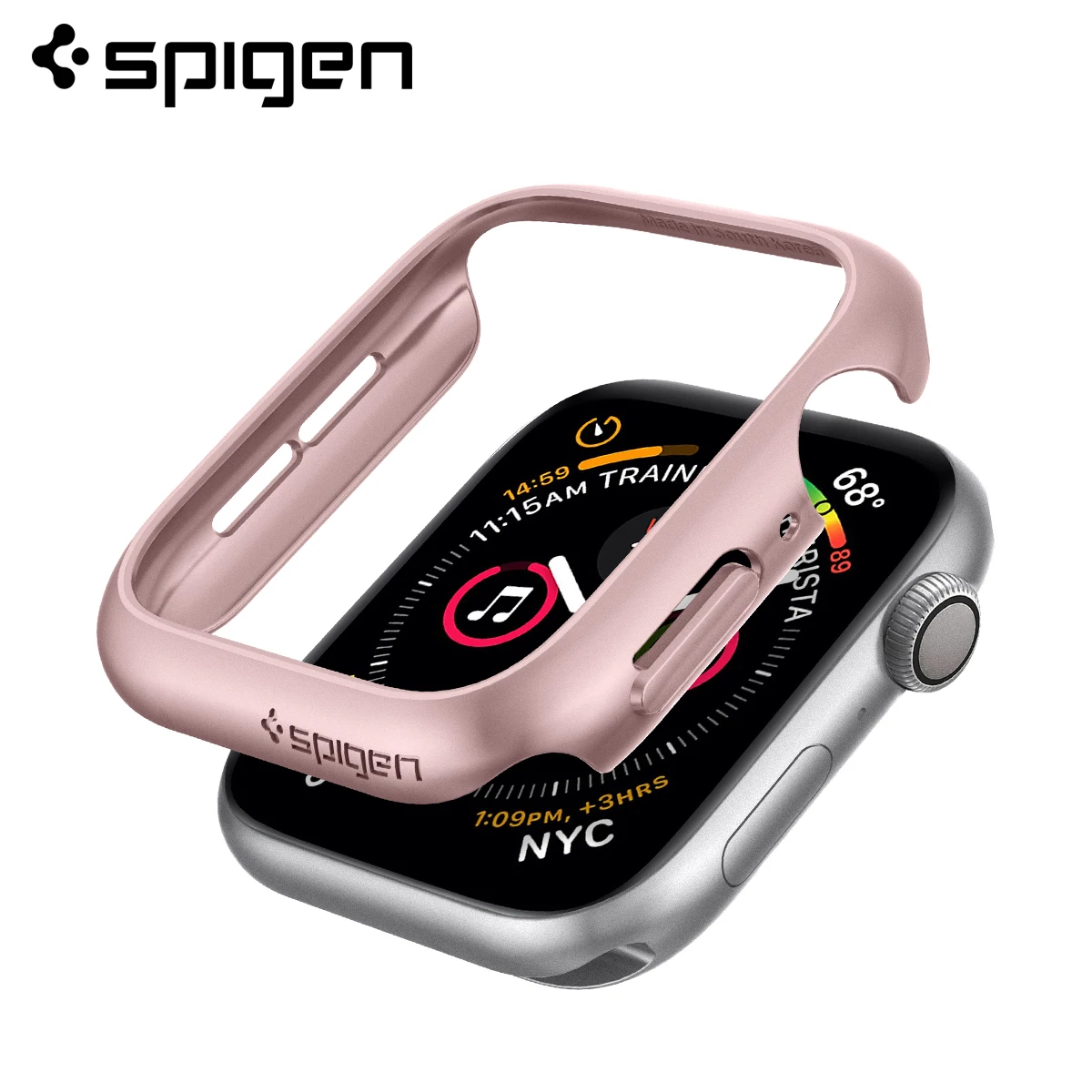 Casing Tipis Spigen untuk Apple Watch 6/SE/5/4 Desain dengan Bentuk Pas  Bahan Polikarbonat Keras dengan Lapisan Penutup Tipis|Pintar Aksesoris| -  AliExpress