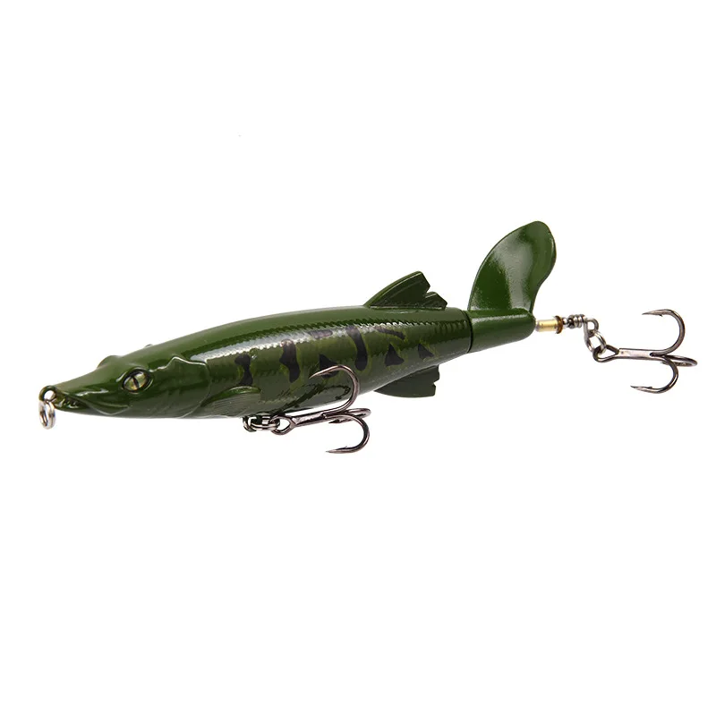13 cm / 16 g road and the new propeller bait tractor wave climb floating pencil crocodile tractor bait