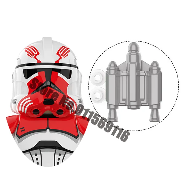 501st Clone Trooper Building Blocks Republic Commando Force 99 Hunter Crosshair Wrecker Echo Cody Rex Star Brick Figure Wars Toy D-XP329