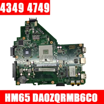 

LAIHENA DA0ZQRMB6C0 Motherboard for Acer Aspire 4349 4749 motherboard HM65 MBRR406001 100% tested original mianboard