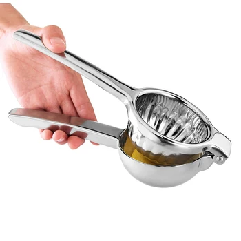 

Kitchen Lemon Juicer Extractor Stainless Steel Manual Citrus Presser Small Gadget Fruits Squeezer For Kitchen Home Beverage Shop