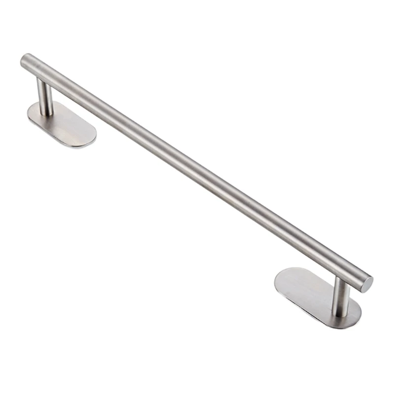 

Stainless Steel Hand Towel Rack Thicken Bath Towel Rod Wall Mounted Single Towel Bar Nail-free Installation Waterproof