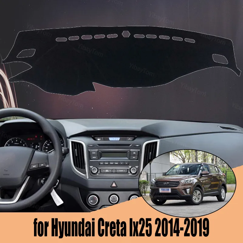 

Противоскользящий коврик для приборной панели Hyundai Creta Ix25 2014-2019