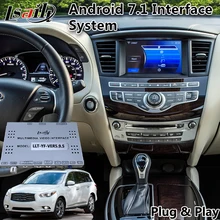 Android 7,1 мультимедийный видео интерфейс для Infinite QX60, gps-навигация для Infiniti JX35/M25/M37/M56