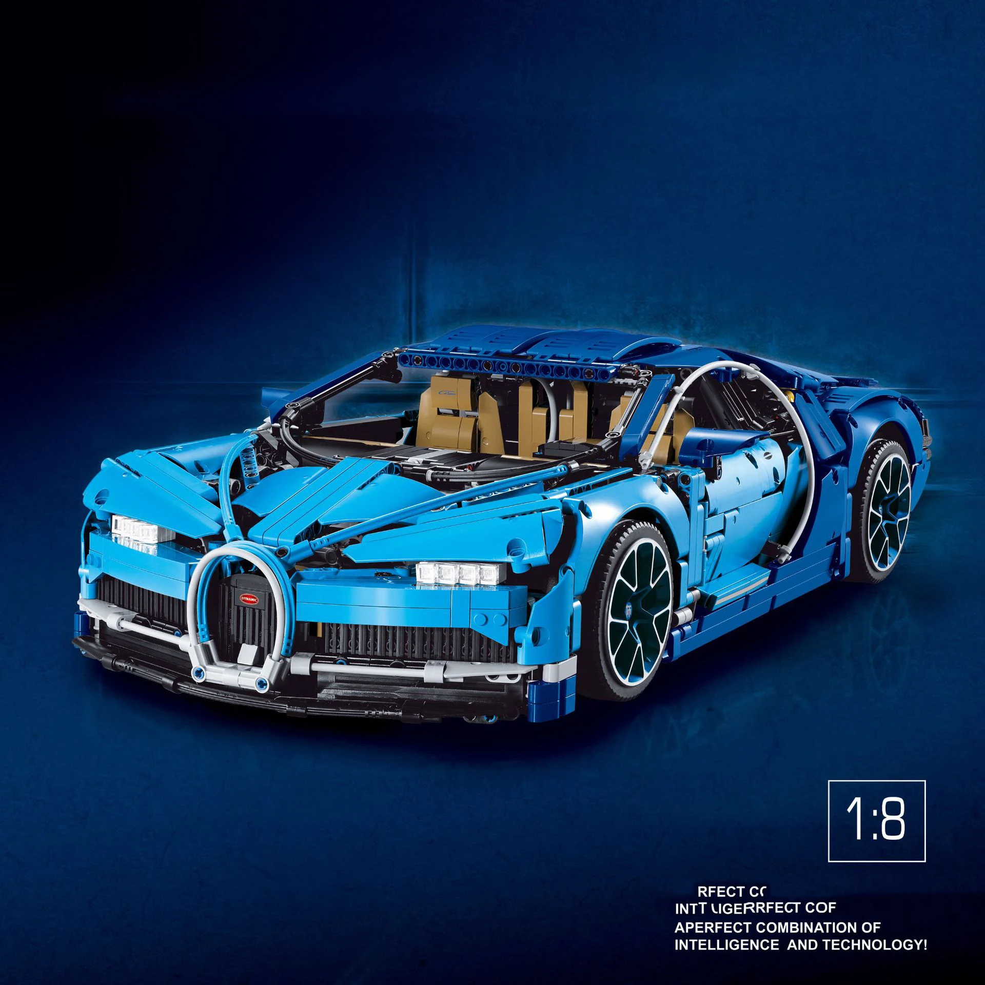 4031 шт. супергоночный автомобиль модель в масштабе 1:8 статические строительные