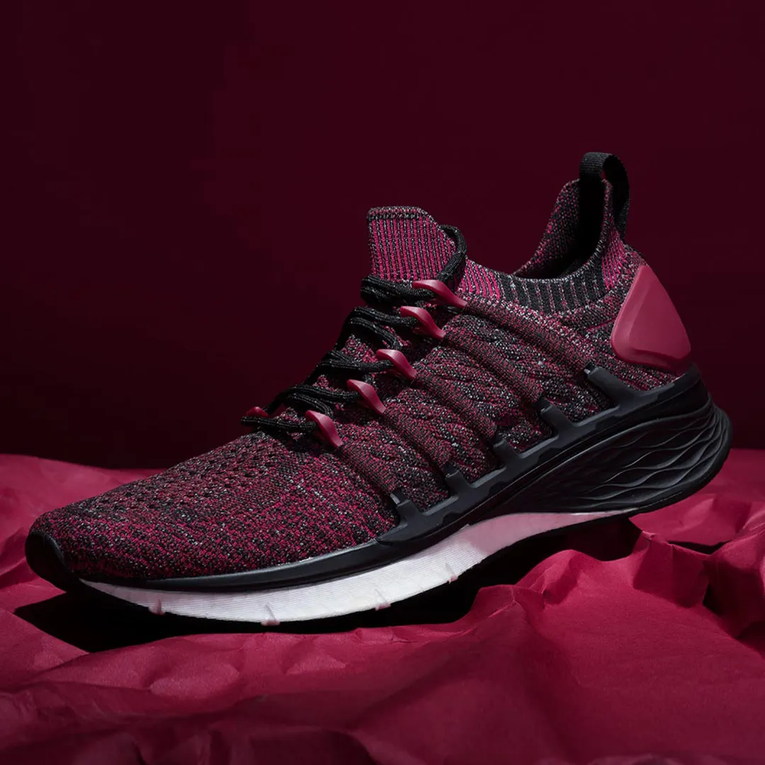  Xiaomi Mijia Sneaker 3 Running Shoes Fishbone Lock System Elastic Knit Vamp Shock-absorbing Men Spo