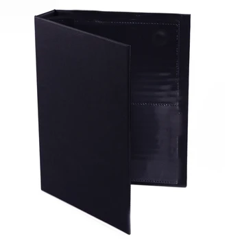 

120 Pages Transparent Nail Sticker Storage Nail Showing Book Nail Storage Albums Art Tools(Black)