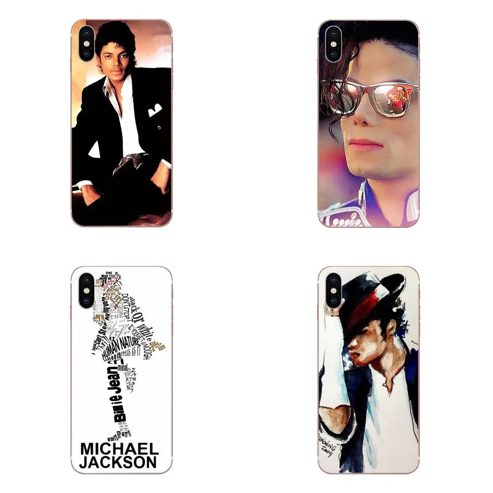 For iPhone SE2020 11 Plus Pro X XS Max XR 8 7 6S SE 4S 5 5C 5S TPU Phone Capa Legend Star Michael Jackson King Of Pop Music | Мобильные