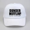 2022 summer Men Print The Office TV Show Dunder Mifflin Baseball Cap Unisex Casual Mesh Trucker cap Letter Adjustable sports hat ► Photo 3/6