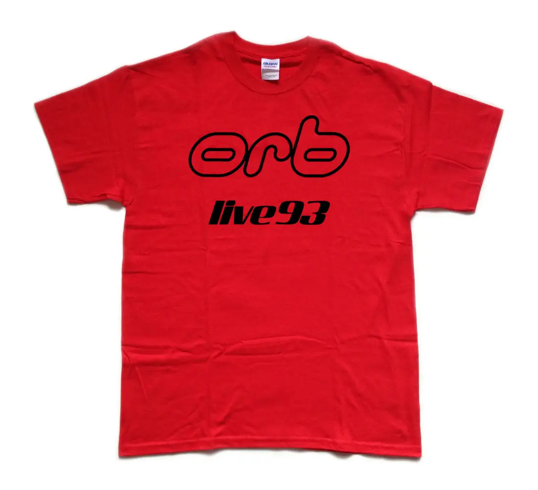 THE ORB - LIVE 93 screen printed tribute T SHIRT Summer Men'S fashion Tee Comfortable t shirt Casual Short Sleeve TEE |