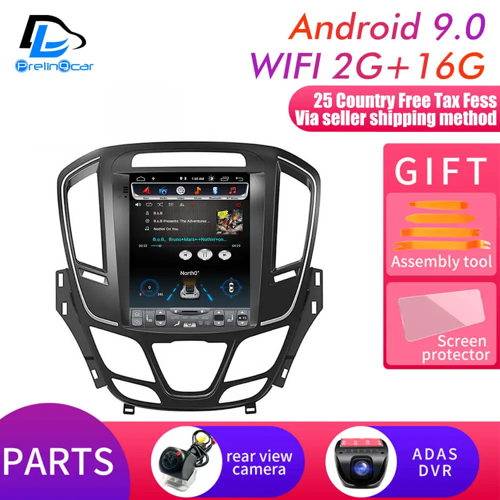 WIFI 2G16G add DVR 32G rom вертикальный экран android 9,0 gps Мультимедиа Видео плеер для vauxhall opel insignia автомобильный navigaton стерео - Цвет: WIFI 2G16G add DVR