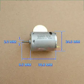 

24mm Mini RS370-KT/4045 Motor DC 6V 9V 12V 33600RPM High Speed Power Large Torque Strong Magnetic Engine DIY Toy Car Boat Toy