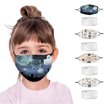 

1PC Dustproof Windproof Foggy Haze PM2.5 Mask With 3PC Mask Gasket Face Cover Filters Children's Party Cosplay Mascarillas #LR4