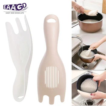 

1Pcs Multifunctional Rice Washer Drainer Strainer Cleaning Gadget Water Filter Frame Creative Kitchen Tool