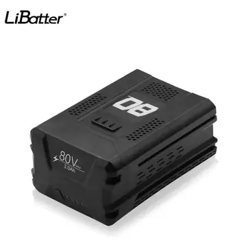 

80V 3.0AH Lithium-ion Battery Replacement for Greenworks 80V Collection Cordless Power Tools Li-ion Battery GBA80400 GBA80200