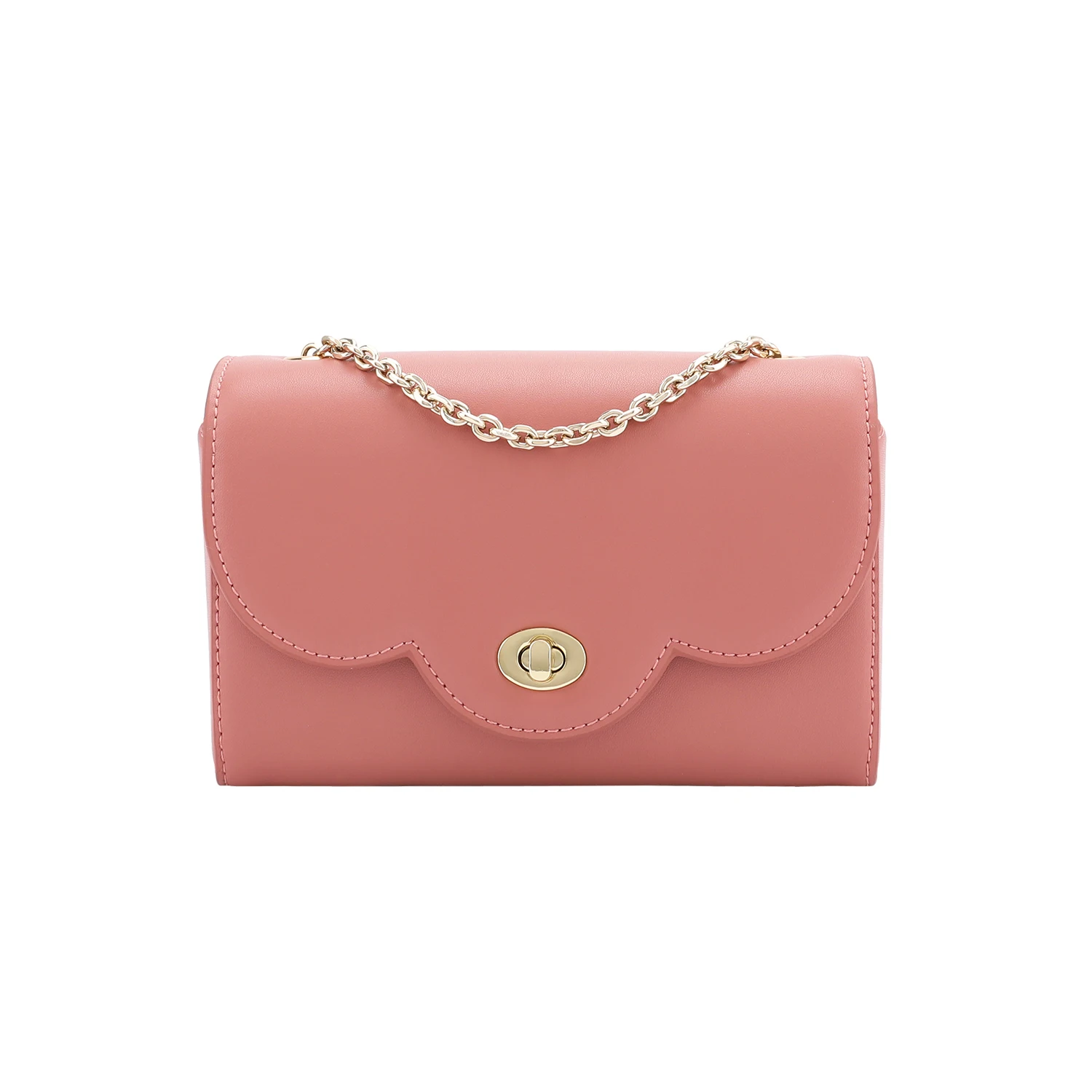 

Mini- Chain Bag Genuine Leather Woman 2019 Single Shoulder Span Flaky Clouds Small Square Package luxury handbags women designer