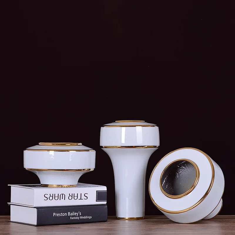 

White Minimalist Modern Nordic Style Ceramic Vase Flower Craftsman Home Decoration Ornaments Nordic Decoration Home