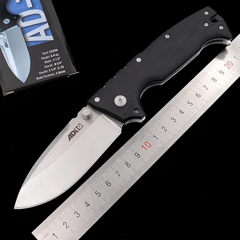 

JUFULE Made AD10 D2 blade Mark S35vn blade G10 handle outdoor tactical camping hunting survival EDC tool pocket folding knife