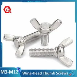 M3 M4 M5 M6 M8 M10 M12 Butterfly Screw Wing Bolts 304 stainless steel Wing Head Thumb Screws DIN316