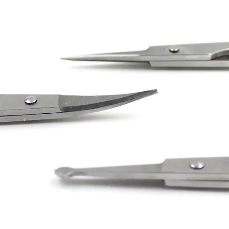 1Pc Stainless Steel Makeup Scissors For Facial Hair Eyelash Nose Hair Eyebrows Beard Trimming Nail Cuticle Manicure Tools 3