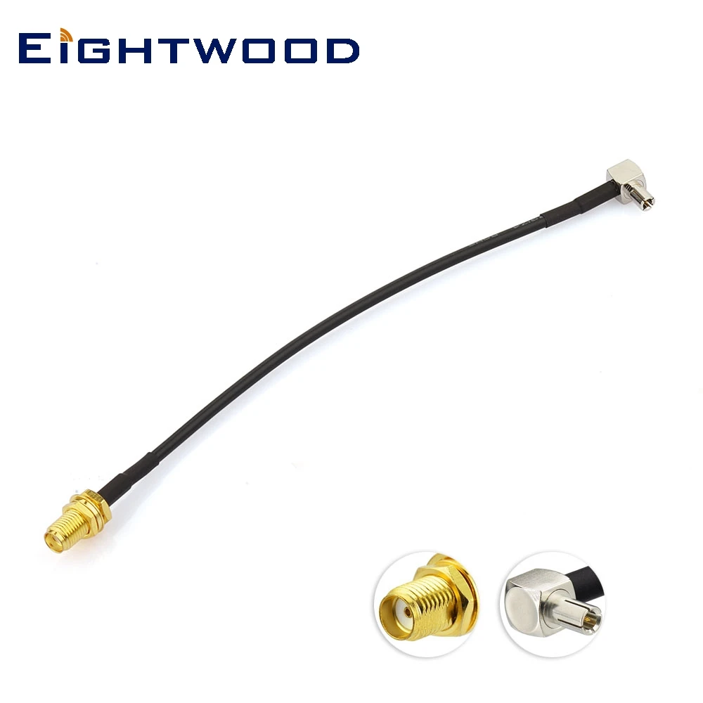 Eightwood внешний антенный адаптер кабеля 30 см SMA Female к TS9 Male для USB Modems &amp Amp MiFi Hotspot (340U