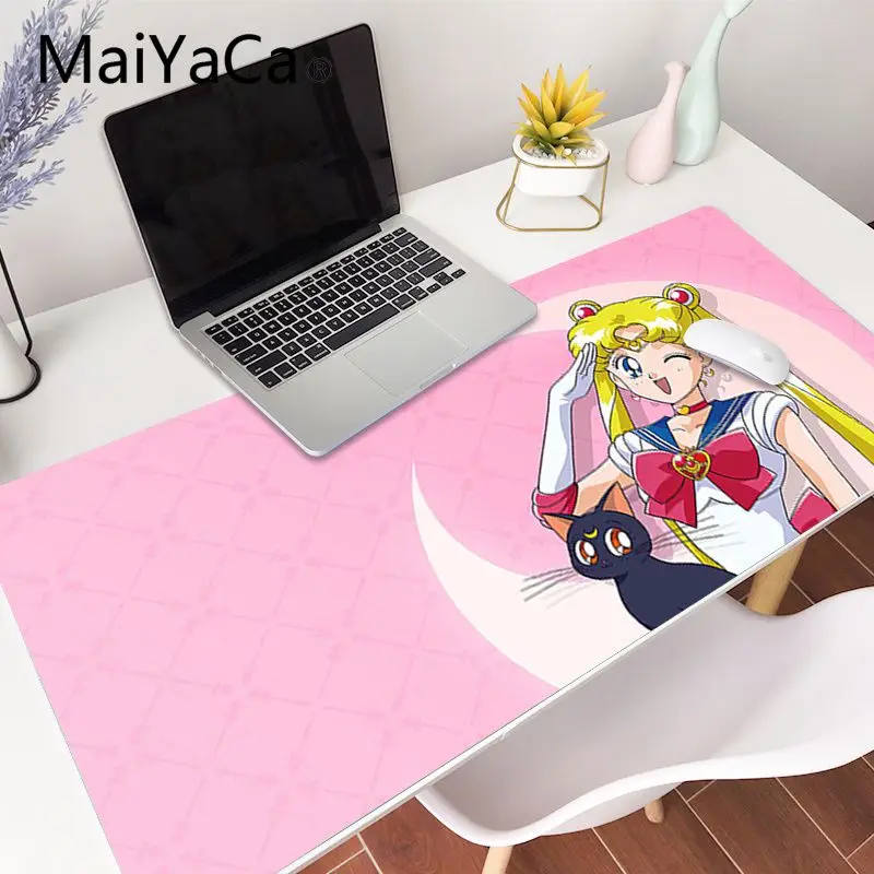MaiYaCa Sailor Moon girl красивый коврик для мыши Аниме игровые аксессуары Настольный s