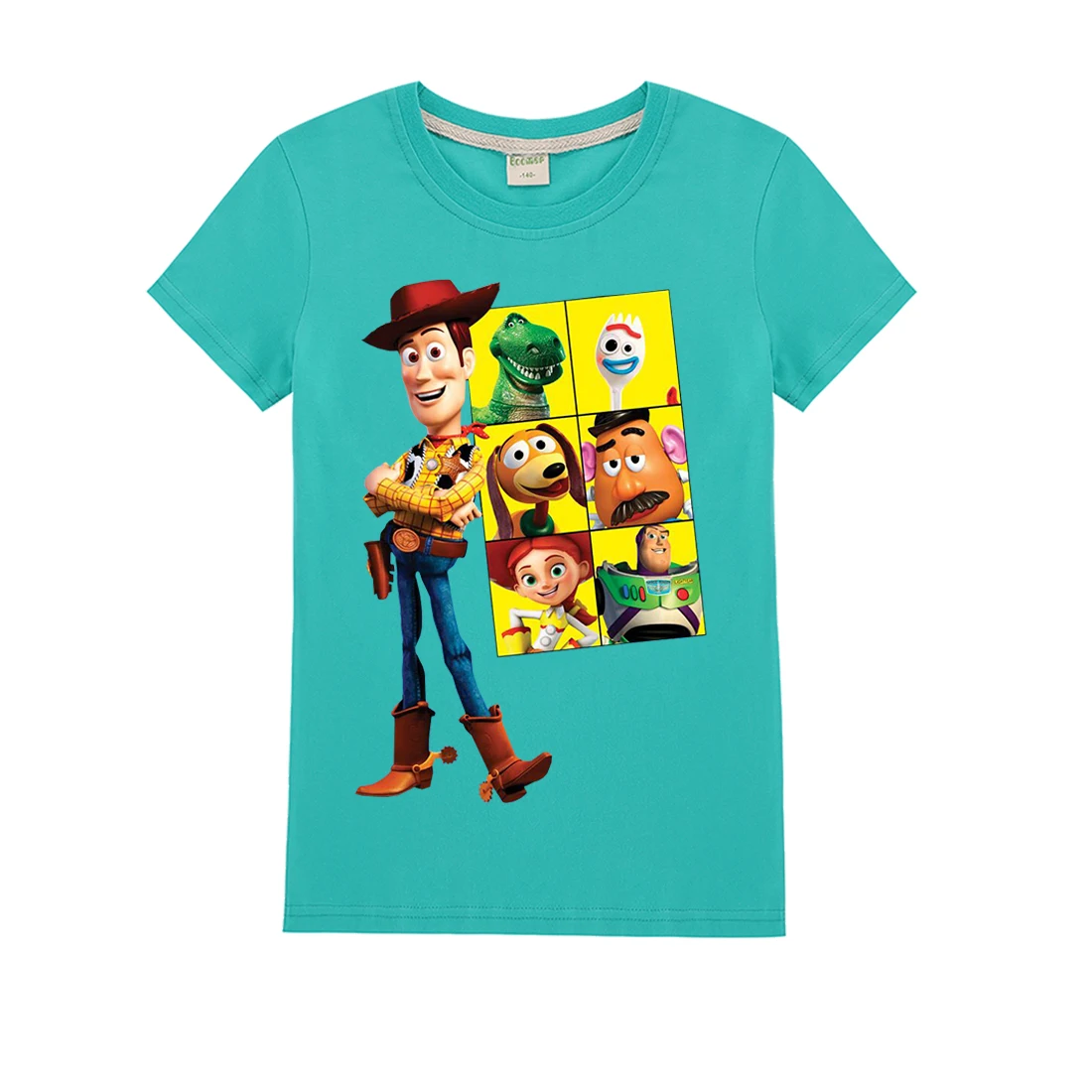 T1078 Фильм История игрушек мультфильма 4, одежда для маленьких мальчиков детская футболка г. летний топ, одежда для маленьких девочек Vampirina черные рубашки - Цвет: T1078