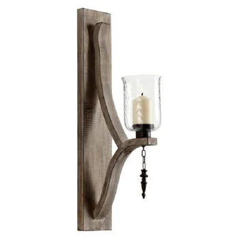 

Retro Balck Candle Holder Hanging Minimalist Glass Tealight Holders Living Room Nordic Style Candlestick House Decor GG50zt