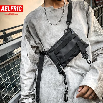 

Aelfric Small Square Single Tactical Chest Shoulder Bags Mini Hip Hop Fashion Casual Men Women Crossbody Fanny Waist Bag Street