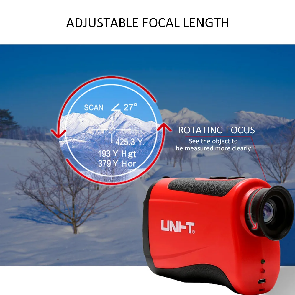 UNI-T LM600 LM800 LM1000 LM1200 LM1500 Golf Laser Rangefinder Range Telescope Distance Meter Altitude Angle NEW