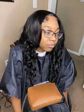 Peluca Frontal de encaje para mujeres negras, cabello humano brasileño con onda de encaje Frontal de 13x4 de 30 pulgadas con cierre de onda de encaje, 360