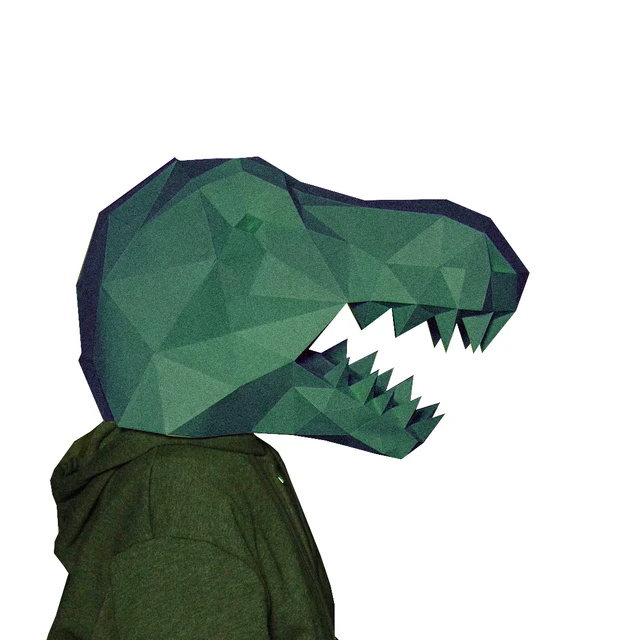 Modelo 3D papercraft do Dinossauro Tyrannosaurus Rex