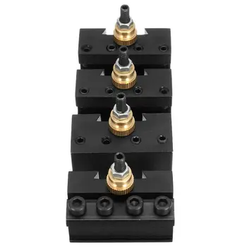 

4pcs Min Lathe Capacity Cutting Holder Turning And Facing Aluminum Alloy Insert