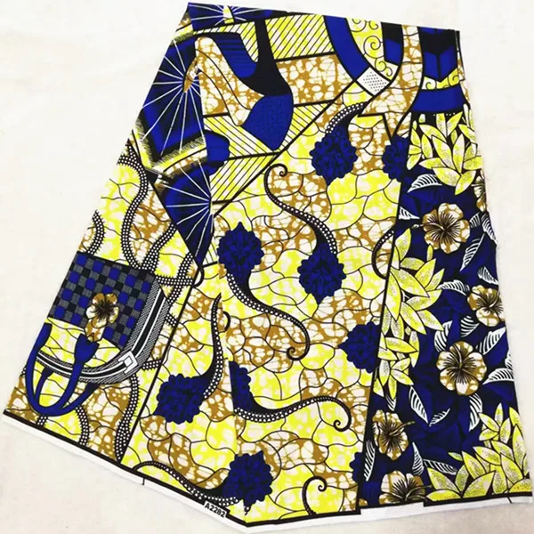 african wax print fabric ankara fabric for patchwork batik african fabric tissu wax 6yards cotton fabric for dress HH-C2