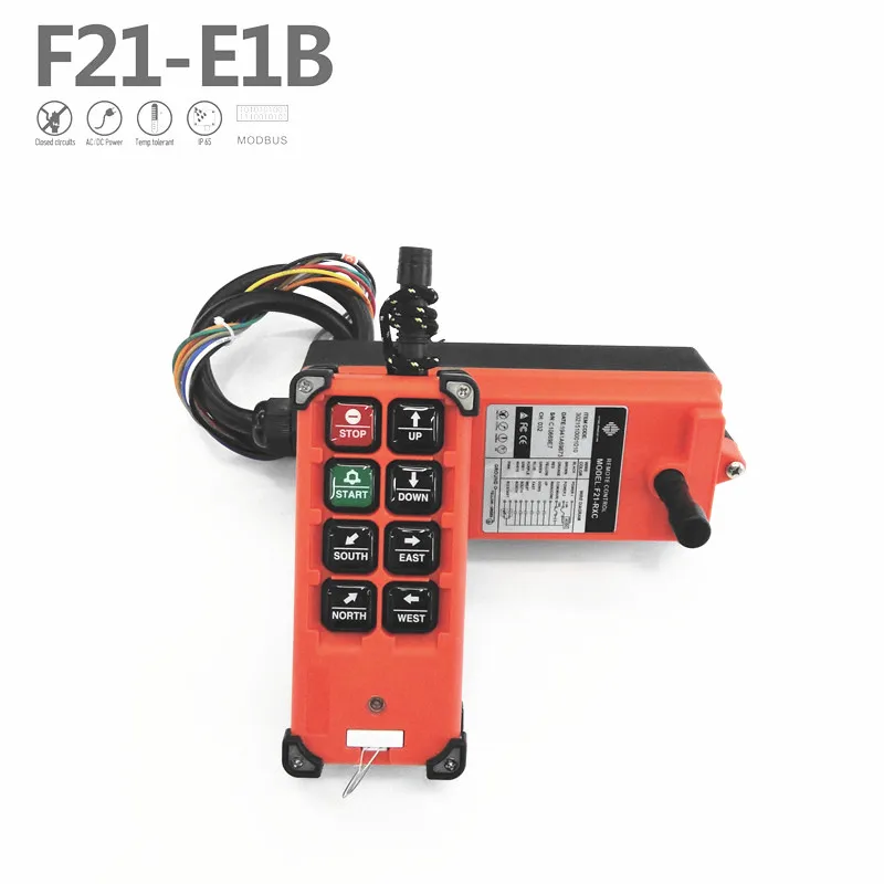Online F21 E1B Industriale Radio Telecomandi e Controlli da remoto f21 e1b AC 380V 220V 36V 12V Per La macchina Della Gru 18 65V 65 440V
