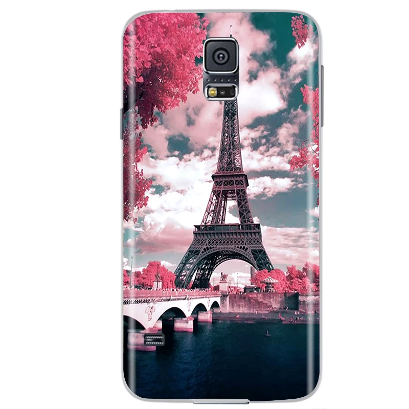 For Samsung Galaxy S5 Case S5 Mini Silicone Soft Tpu Back Case on For Samsung Galaxy S5 S 5 Neo I9600 SM-G900F Phone Shell Coque cell phone pouch with strap