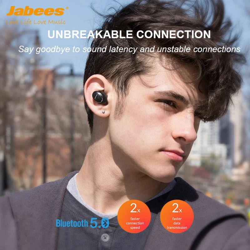 Jabees Firefly TWS Earphone Nirkabel 