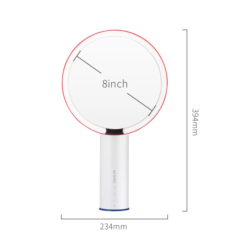 8 Inch LED Lighted Makeup Mirrors On/Off Smart Sensor Color White Clarity System Adjustable LED Light For Women Beauty Makeup 8 Inch LED Lighted Makeup Mirrors On/Off Smart Sensor Color White Clarity System Adjustable LED Light For Women Beauty Makeup